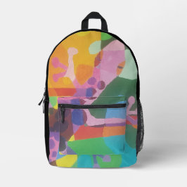 Imagen de mi obra Lagartija SERIE Bedruckter Rucksack