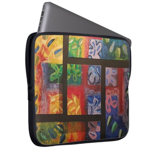 Imagen de mi obra Las 4 estaciones Laptopschutzhülle (Vorne Rechts)