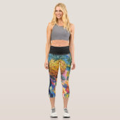 Imagen de mi obra Piña Capri Leggings (Vorderseite)