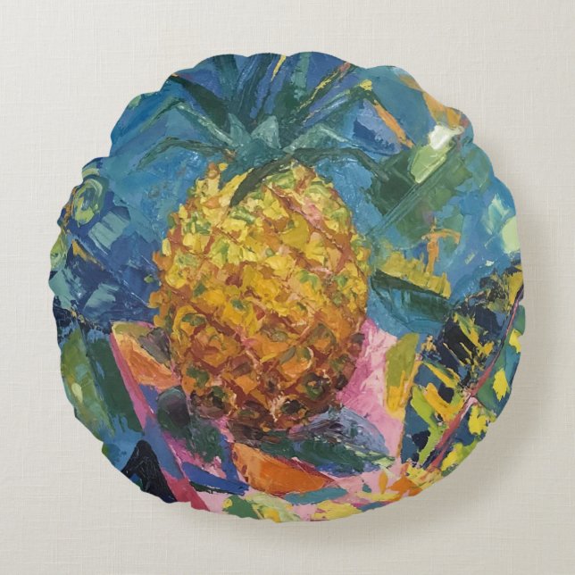 Imagen de mi obra Piña Rundes Kissen (Vorderseite)