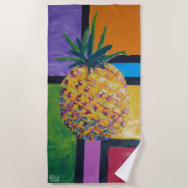 Imagen de mi obra Piña. Serie Strandtuch