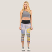 Imagen de mi obra Una ventana al mundo Capri Leggings (Vorderseite)
