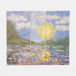 Imagen de mi obra Una ventana al mundo Fleecedecke