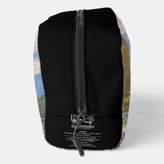 Imagen de mi obra Una ventana al mundo Waschbeutel (Rechts)