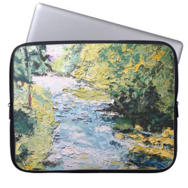 Imagen de mi obra Viendo a través del bosque Laptopschutzhülle