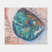 Imagen de mi obra Viendo atrás de los ojos Fleecedecke (Vorderseite (Horizontal))