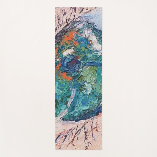 Imagen de mi obra Viendo atrás de los ojos Yogamatte (Vorderseite)