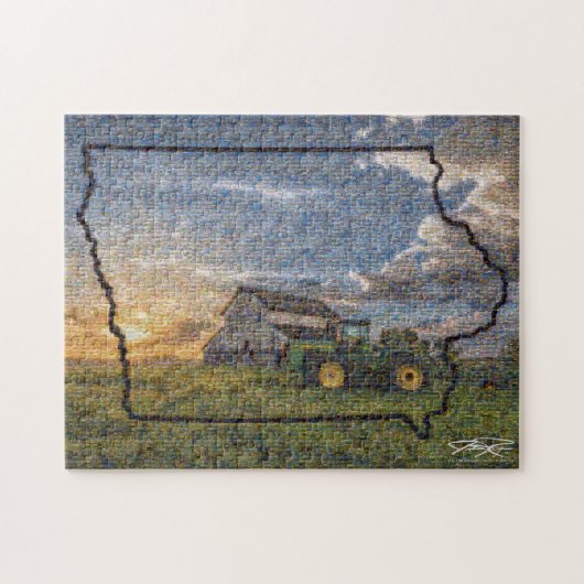 Images of Iowa Mosaic - Puzzle (Horizontal)
