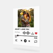 Imaginäre Liebe Song Akryllisches Zeichen Acrylschild (Winkel)