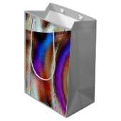 Imaginäre Medium-Geschenktasche Mittlere Geschenktüte (Rückseite Schrägansicht)