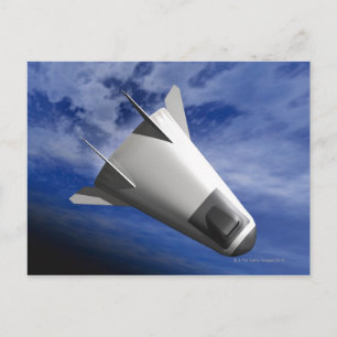 Imaginäre Raumfahrzeuge Postkarte