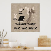 Imaginäre Spielsachen Poster (Küche)