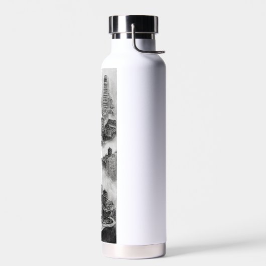 Imaginäre Stadt San Francisco Trinkflasche (Links)