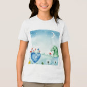 Imaginäre Szene Tri-Blend Shirt (Vorderseite)