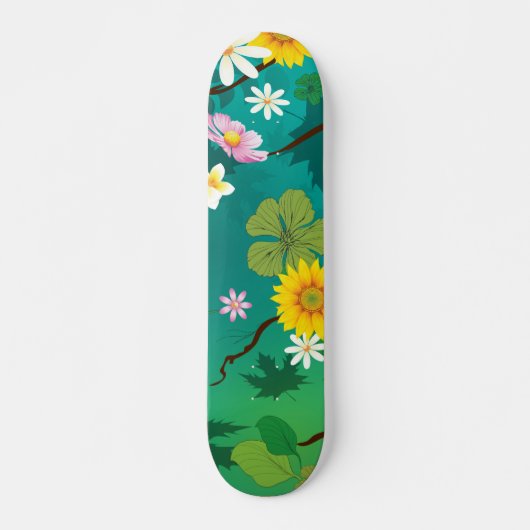Imaginärer Dschungel 1 Skateboard (Vorne)