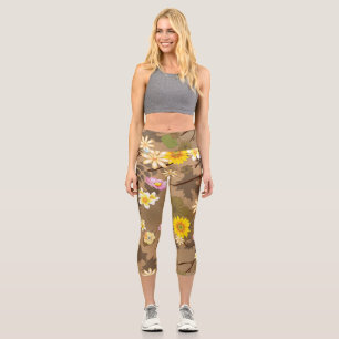 Imaginärer Dschungel 2 Capri Leggings