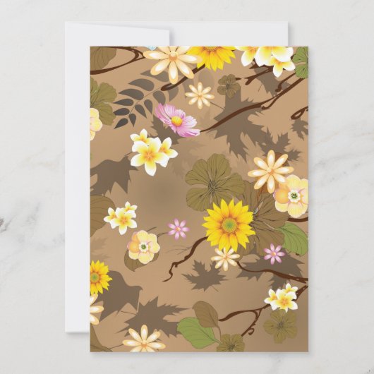 Imaginärer Dschungel 2 Dankeskarte (Vorderseite)