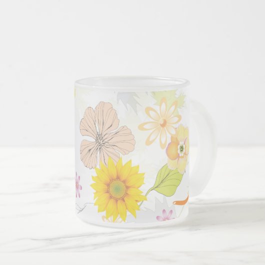 Imaginärer Dschungel 4 Mattglastasse (VorderseiteRechts)