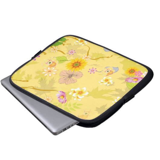 Imaginärer Dschungel 5 Laptopschutzhülle (Vorne Knopf)