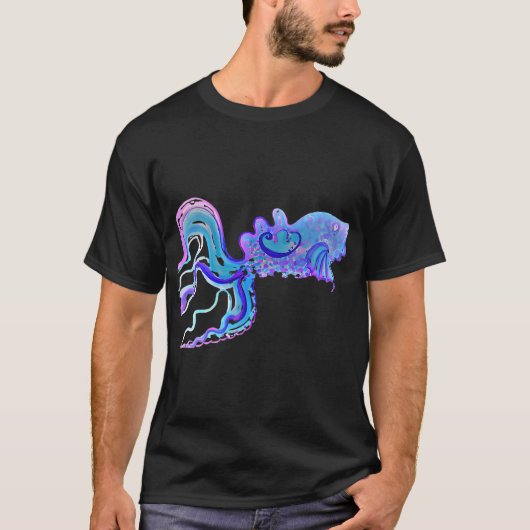 Imaginärer Fisch T-Shirt (Vorderseite)