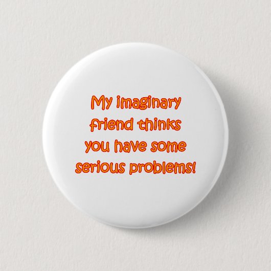 Imaginärer Freund Button (Vorderseite)