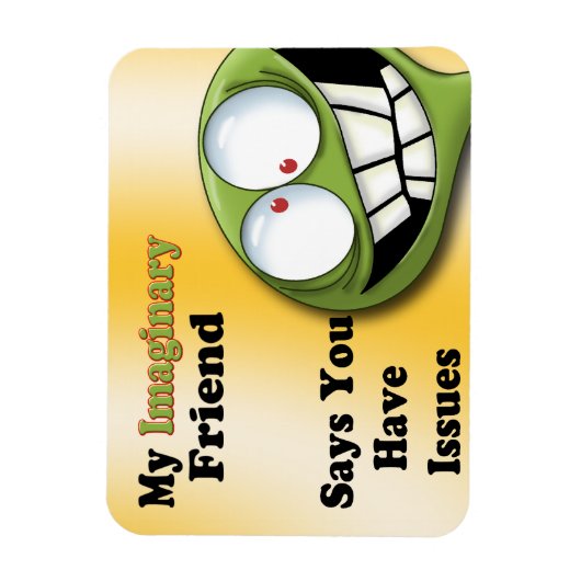 Imaginärer Freund Magnet (Vertikal)