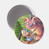 Imaginärer Freund Magnet (Vorderseite/Rückseite)