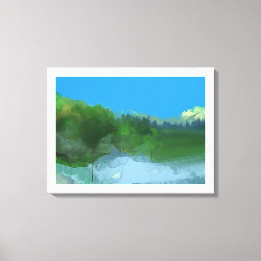 Imaginäres Land Leinwanddruck (Vorderseite)