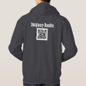 Imaginary Bandits - #MemeBandit QR Code Hoodie (Rückseite)