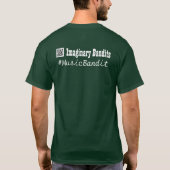 Imaginary Bandits - #MusicBandit T-Shirt (Rückseite)