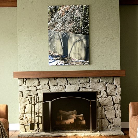 Imaginary Shadow Winter Tree Fine Art Photography Leinwanddruck