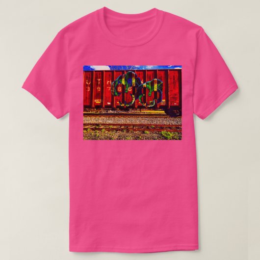 Imaginary Train Graffiti T-Shirt (Design vorne)