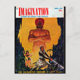 Imagination - 1953-4_Pulp Art Postkarte
