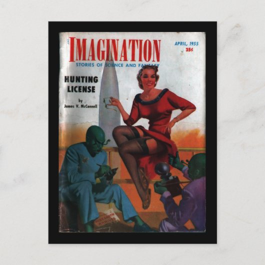 Imagination - 1955-4_Pulp Art Postkarte (Vorderseite)