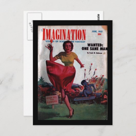 Imagination - 1955-6_Pulp Art Postkarte (Vorne/Hinten)