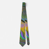 Imagination 2 Vibrant Geode Abstract Krawatte (Vorderseite)