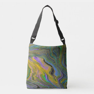Imagination 2 Vibrant Geode Abstract Tote Bag Tragetaschen Mit Langen Trägern
