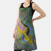 Imagination 2 Vibrante Geode Abstract Apron Schürze (InSitu)