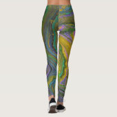 Imagination 2 Vibrante Geode-Abstract-Leggings Leggings (Rückseite)
