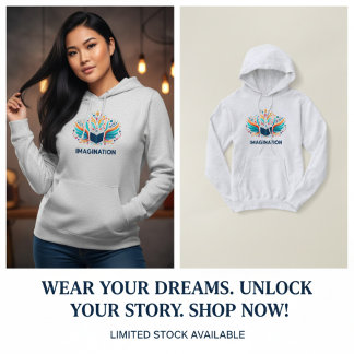 Imagination Book Color Splash Art Hoodie
