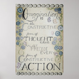 Imagination - Charles Haanel Wandkunst (Dämmerung) Poster