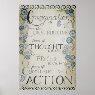 Imagination - Charles Haanel Wandkunst (Dämmerung) Poster