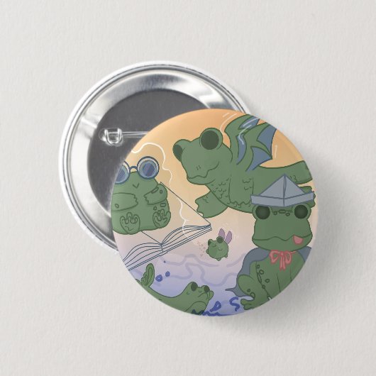 Imagination Frog Button (Vorne & Hinten)