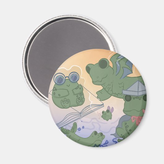 Imagination Frog Magnet (Vorderseite/Rückseite)