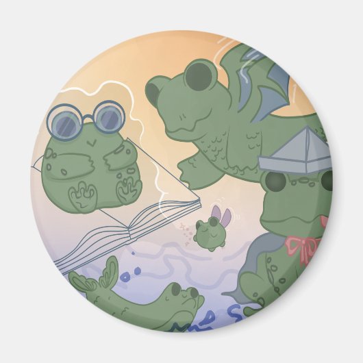 Imagination Frog Magnet (Vorne)