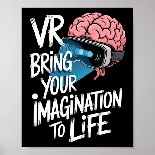 Imagination-fueled Vr Headset For Gamers And Kids Poster (Vorne)
