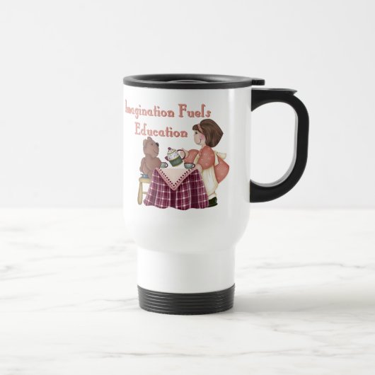 Imagination Fuels Bildung (Teaparty) Tasse (Rechts)