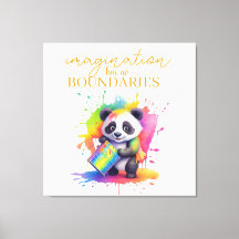Imagination Has No Boundaries — Kids’ Room Poster