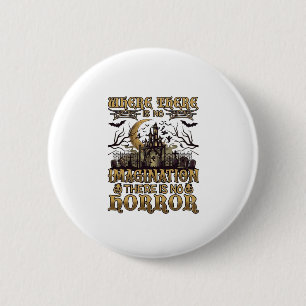 Imagination Horror Halloween Spukhaus Friedhof Button