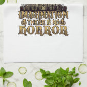 Imagination Horror Halloween Spukhaus Friedhof Geschirrtuch (Gefaltet)